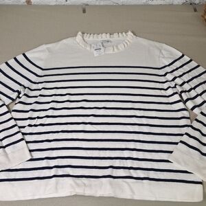 NWT J CREW STRIPED SWEATER XXL